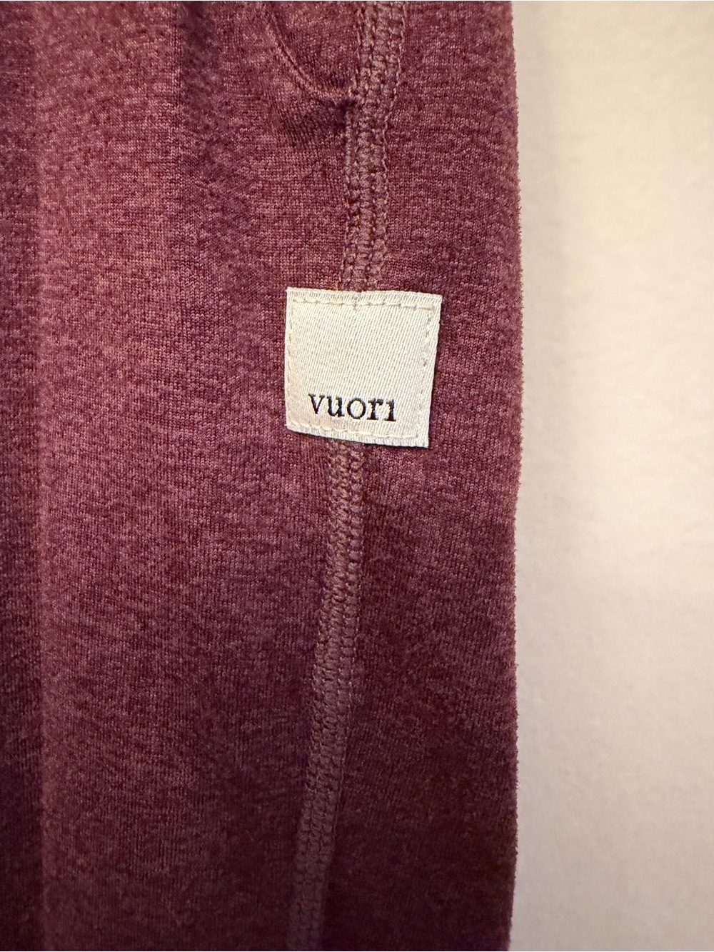 Vuori Maroon Women’s Jogger Pants with Drawstring - Picture 2 of 5